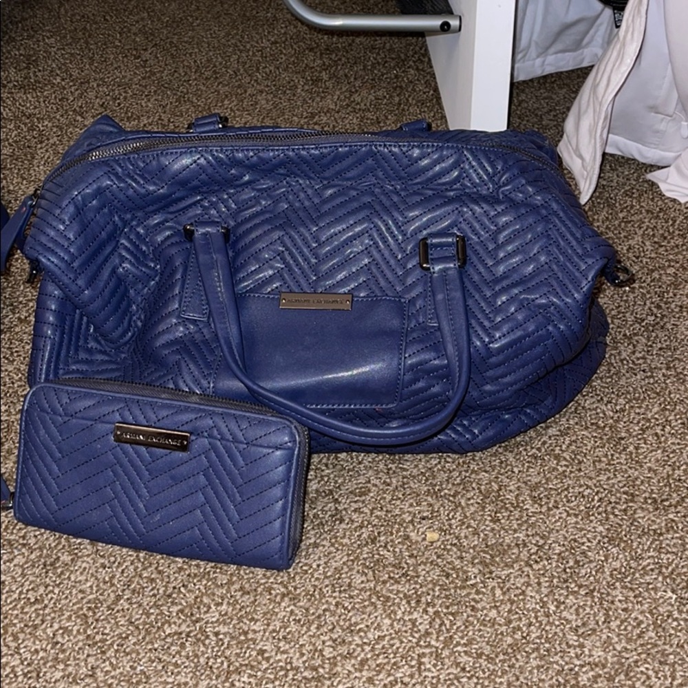 Armani exchange purse and wallet set